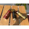 Lattafa Perfume AJWAD 200 ml — товар в стилизованной композиции; очень крупный план; на деревянной поверхности