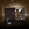 Fragrance World Spectre EDP 80 ml — toote vaade; lähivaade; tumedal taustal; kõige laiem kadreering