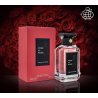 Fragrance World Pose as rose EDP 100 ml — toode ja pakend; väga lähivõte; valgel taustal