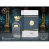 Lattafa Perfume AMIRAL 100 ml — опаковка на продукта; много близък план; на бял фон