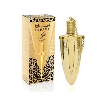 Emper Espada Malaki EDP 100 ml — produs și ambalaj; compoziție completă; pe fundal alb