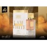 Lattafa Perfume Ana Abiyedh Poudree EDP 60 ml — προϊόν και συσκευασία; πολύ κοντινό πλάνο; σε λευκό φόντο
