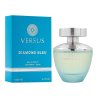 Fragrance World Versus Diamond Bleu EDP 100 ml — товар и упаковка; крупный план; на белом фоне; самый близкий кадр