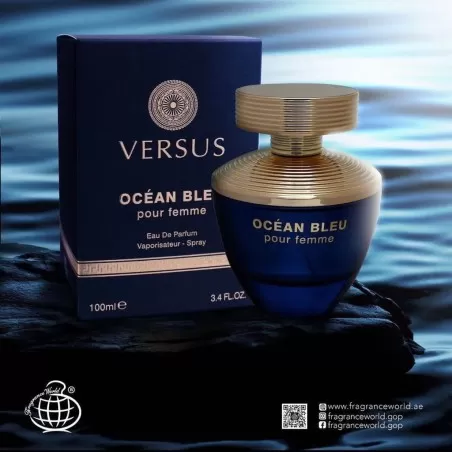 Versus Ocean Bleu Pour Femme ➔ (Versace pour femme Dylan Blue) ➔ Arabic perfume ➔ Fragrance World ➔ Perfume for women ➔ 1