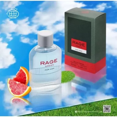 Rage Green ➔ (Hugo Boss Hugo Man) ➔ perfume árabe ➔ Fragrance World ➔ Perfume masculino ➔ 1