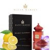 Matin Martin SILKY SAFFRON EDP 100 ml — изображение товара; крупный план; с ингредиентами аромата