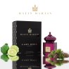 Matin Martin LADY ROZA EDP 100 ml — изображение товара; крупный план; с ингредиентами аромата