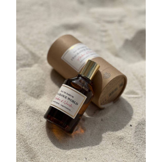 Fragrance World Amber Neroli EDP 100 ml — изображение товара; очень крупный план; на белом фоне; самый близкий кадр
