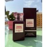 Fragrance World Cherry Incense EDP 80 ml — товар в стилизованной композиции; очень крупный план; на открытом воздухе