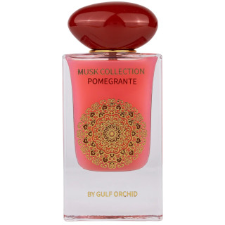 Gulf Orchid Pomegranate EDP 60 ml — produs văzut din față; prim-plan; pe fundal alb