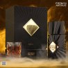 Fragrance World Royal Blend Nero Extrait de Parfum 100 ml — productweergave; zeer nabije close-up; op een donkere achtergrond