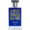 Lattafa Perfume Pride Blue Sapphire EDP 100 ml — изображение товара; крупный план; на белом фоне; самый широкий кадр