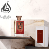 Lattafa Perfume Pride Royal Sapphire 100 ml — vue du produit; très gros plan; sur fond clair
