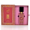 Lattafa Perfume Ajwad Pink To Pink EDP 60 ml — produkto vaizdas; stambus planas; baltame fone