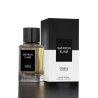 Fragrance World Saffron Elixir EDP 100 ml — product en verpakking; close-up; op een witte achtergrond; gemiddelde kadrering