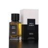 Fragrance World Spicy Amber EDP 100 ml — товар и упаковка; крупный план; на белом фоне
