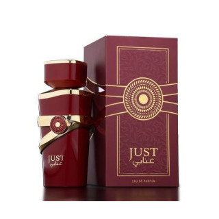 Fragrance World Just Anabi EDP 100 ml — embalaje del producto; primer plano; sobre fondo blanco