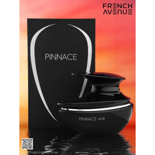 Fragrance World Pinnace Noir EDP 100 ml — изображение товара; очень крупный план; на белом фоне