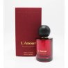 Royal Platinum L'Amour Delicate Blossoms EDP 50 ml — produktas ir pakuotė; artimas vaizdas; baltame fone; plačiausias kadras