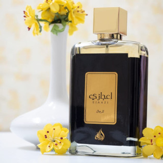 Lattafa Perfume EJAAZI EDP 100 ml — изображение товара; крупный план; на светлом фоне