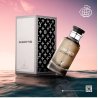 Fragrance World L'Infinite Jacques Yves EDP 100 ml — toote vaade; väga lähivõte; heledal taustal