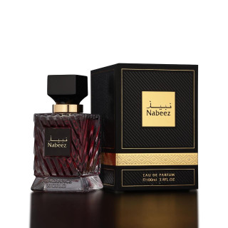 Fragrance World Nabeez EDP 100 ml — produkt a balení; detail; na bílém pozadí; nejširší záběr