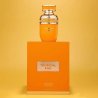 Fragrance World Tropical Kiss EDP 80 ml — продукт и опаковка; близък план; на цветен фон