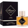 Lattafa Perfume Kismet Magic EDP 100 ml — товар и упаковка; очень крупный план; на белом фоне