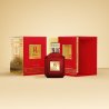 Fragrance World B Rouge Extrait EDP 100 ml — упаковка товара; крупный план; на светлом фоне