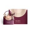 Fragrance World Nudo Sweet Berries EDP 100 ml — produs și ambalaj; prim-plan; pe fundal alb; încadrare cea mai largă