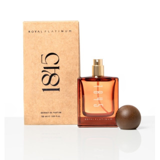 Royal Platinum 1845 Extrait de Parfum 50 ml — product en verpakking; volledige compositie; op een witte achtergrond