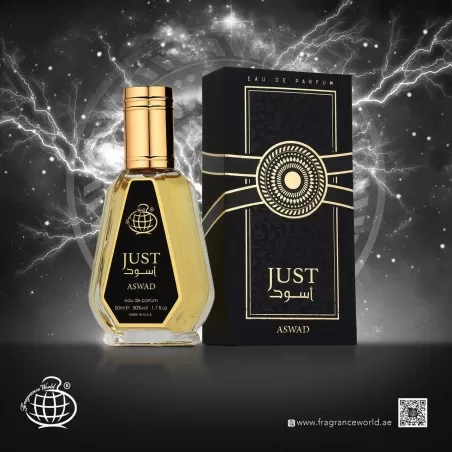 Just Aswad 50ml - Arabic perfume from Fragrance World - Fragrance World - Perfume for men - 1