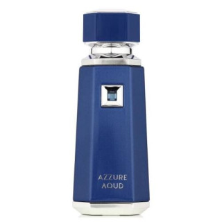Fragrance World Azzure Aoud EDP 100 ml — toote vaade; lähivaade; valgel taustal