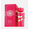 Fragrance World Just Lychee EDP 100 ml — toote pakend; lähivaade; valgel taustal