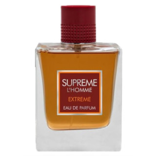 Fragrance World Supreme L’Homme Extreme EDP 100 ml — изглед на продукта; близък план; на бял фон