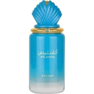 Lattafa Perfume Atlantis EDP 100 ml — toote vaade; lähivaade; valgel taustal