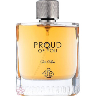 Fragrance World Proud of You for Men EDP 100 ml — productweergave; close-up; op een witte achtergrond