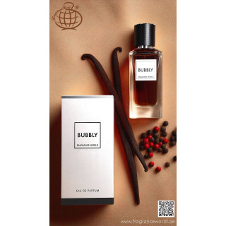 Fragrance World Bubbly EDP 100 ml — изображение товара; крупный план; на белом фоне; самый близкий кадр