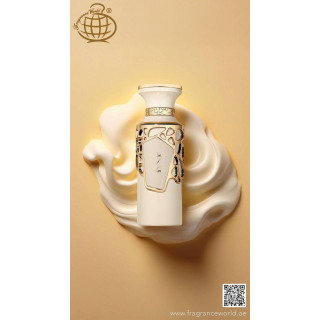 Fragrance World Creme Of Clouds EDP 100 ml — изображение товара; крупный план; на белом фоне; самый широкий кадр