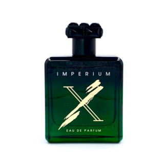 Fragrance World Imperium X EDP 100 ml — productweergave; volledige compositie; op een witte achtergrond