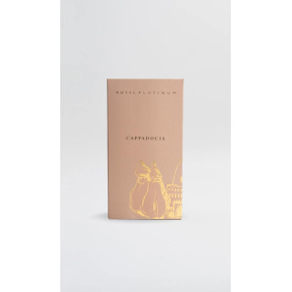 Royal Platinum Cappadocia EDP 50 ml — товар и упаковка; полная композиция; на белом фоне
