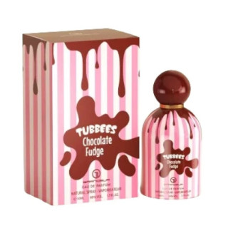 Grandeur Tubbees Chocolate Fudge EDP 50 ml — изображение товара; крупный план; на белом фоне