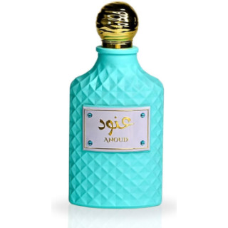 Lattafa Perfume Anoud EDP 100 ml — produktvisning; fuld komposition; på hvid baggrund