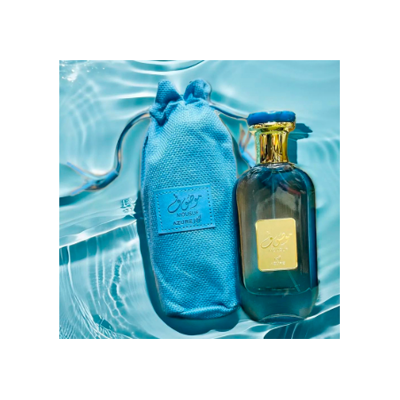 Lattafa Perfume Mousuf Azure EDP 100 ml — άποψη προϊόντος; κοντινή λήψη; σε λευκό φόντο