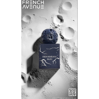 Fragrance World Moonstone Bleu EDP 100 ml — productweergave; close-up; op een witte achtergrond