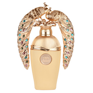 Lattafa Perfume Afeef EDP 100 ml — изображение товара; очень крупный план; на белом фоне; самый близкий кадр