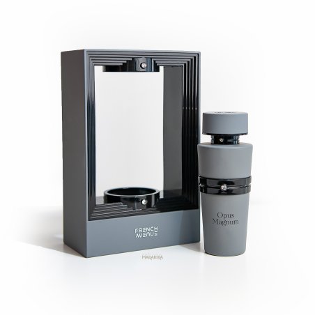 Fragrance World Opus Magnum Extrait de Parfum 100 ml — toote vaade; täiskompositsioon; valgel taustal; keskmine kadreering