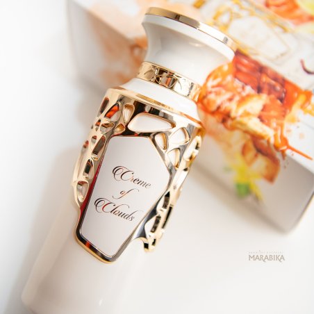 Fragrance World Creme Of Clouds EDP 100 ml — изображение товара; очень крупный план; на светлом фоне