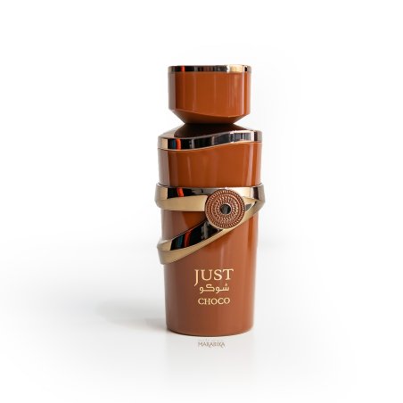 Fragrance World Just Choco EDP 100 ml — изображение товара; полная композиция; на белом фоне