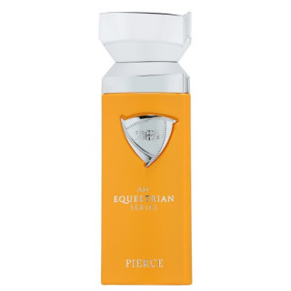 An Equestrian Series Pierce EDP 100 ml — producto y embalaje; primer plano; sobre fondo blanco; encuadre más abierto